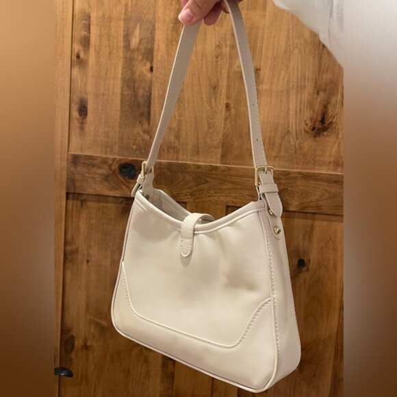 SHEIN White Purse With Gold Hardware - Picture 2 of 8